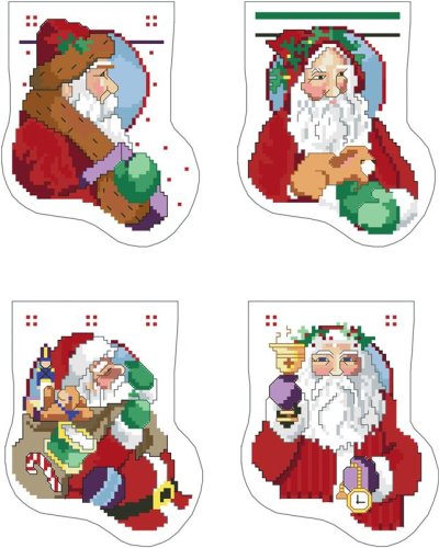 (image for) Santas Around the World Mini Stockings